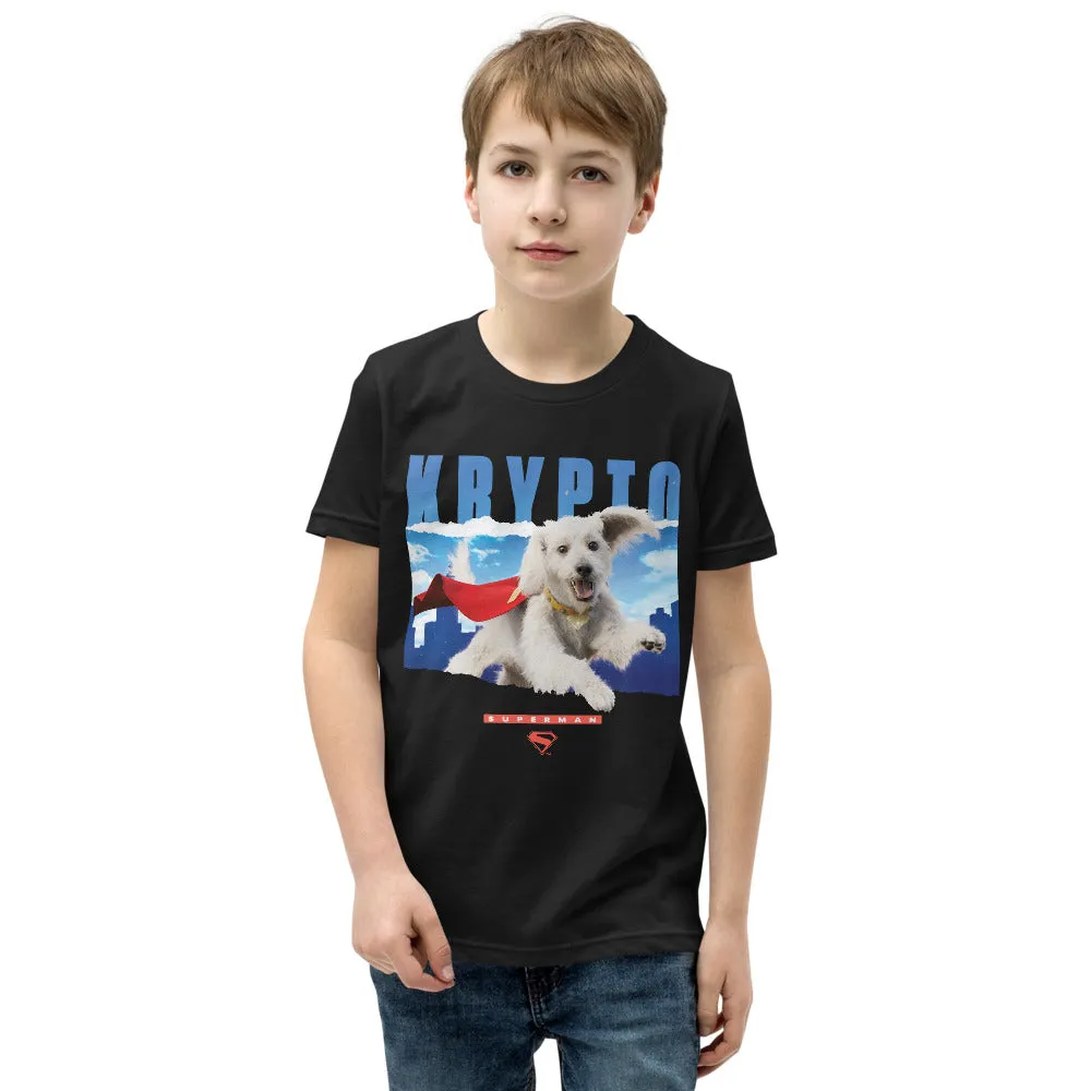 Batman Superman (2025 Movie) Krypto Youth T-skjorte barn