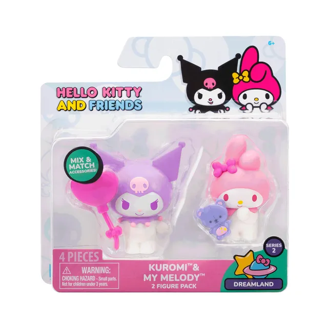 Hello Kitty and Friends Series 2 Dreamland figursett 2-pakning
