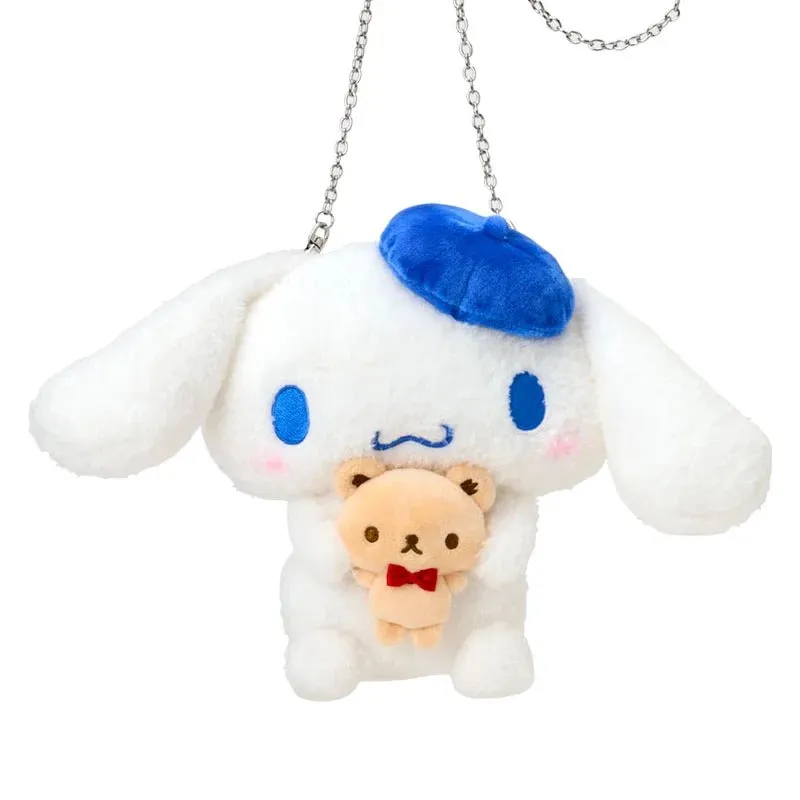 Hello Kitty Kuma-san Series Cinnamoroll Mini Plush Crossbody Bag veske
