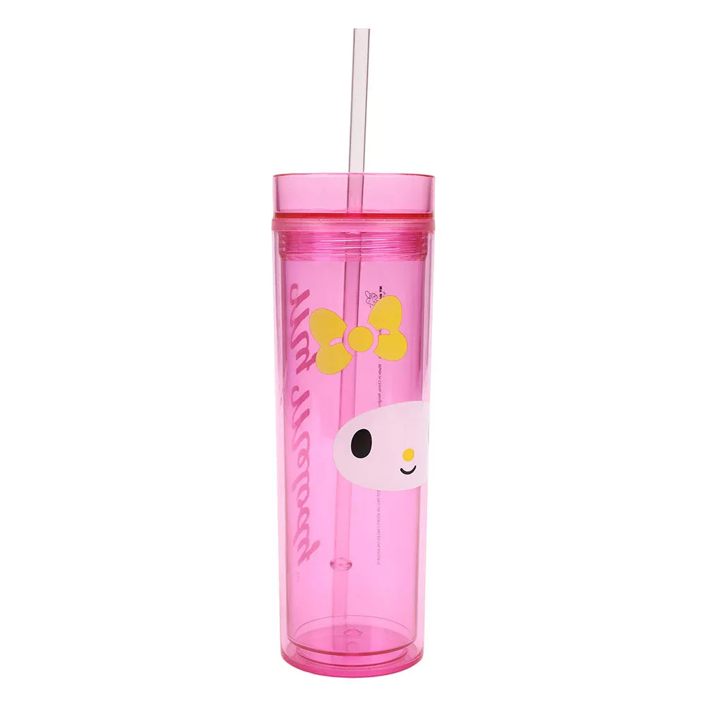 Hello Kitty My Melody 16oz Acrylic Travel Tumbler akrylkopp 16 oz