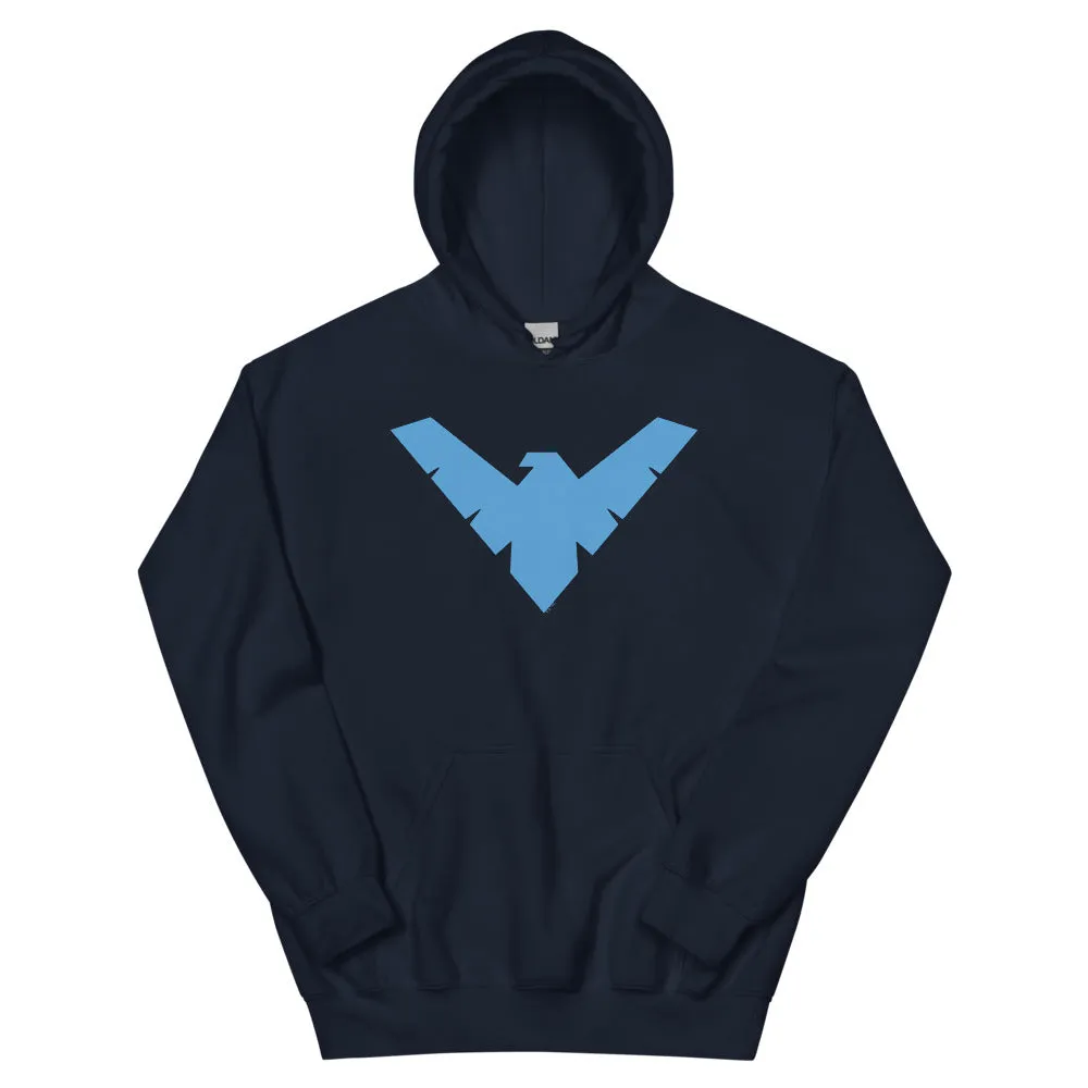 Batman Nightwing Logo hettegenser svart