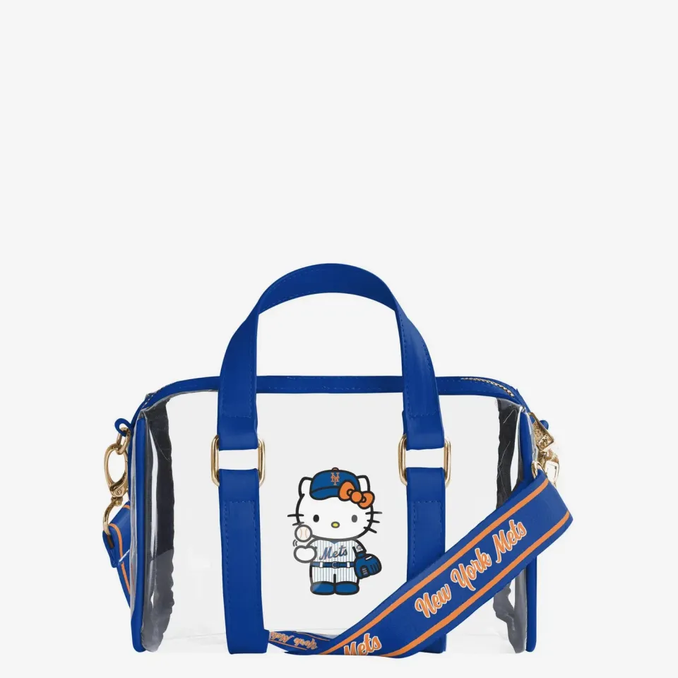 Hello Kitty x New York Mets Clear Barrel Bag veske