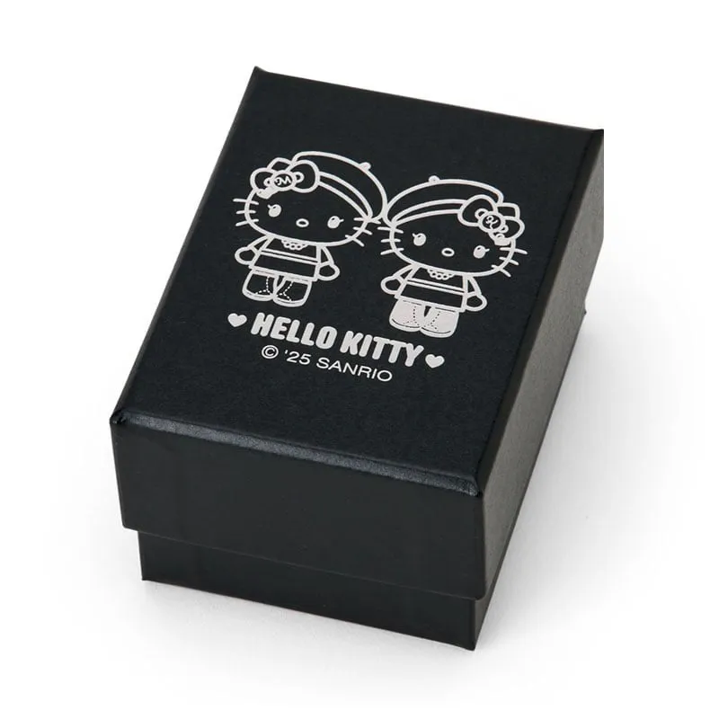 Hello Kitty Monochrome Birthday Twins armbåndsur svart-hvitt