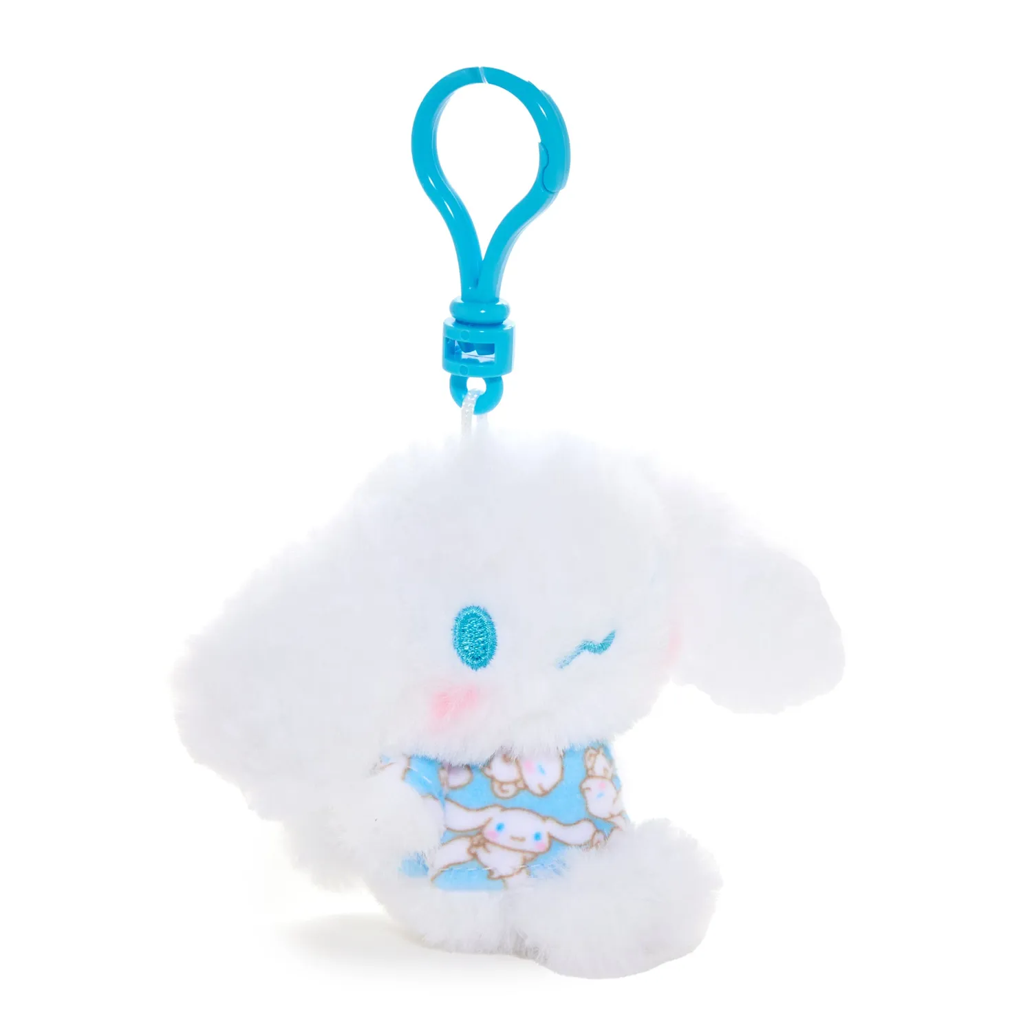Hello Kitty All-Over Cinnamoroll plysjmaskot med klips
