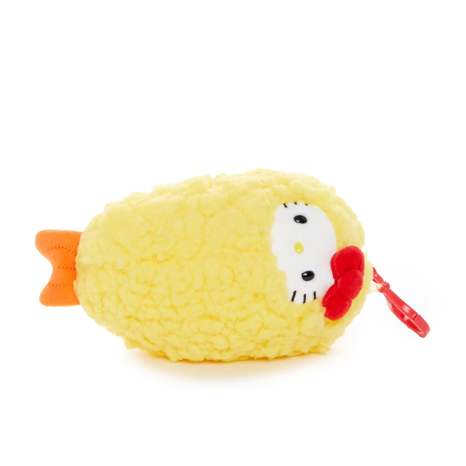 Hello Kitty Tempura plysjmaskot med klips ca. 4 tommer