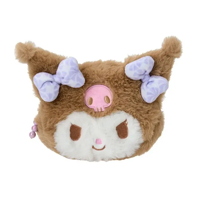 Hello Kitty Retro Pastel Kuromi Plush Mini Face Pouch pung