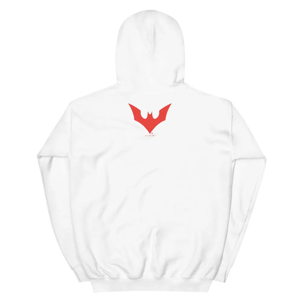 Batman Batman Beyond Light & Dark brodert hettegenser svart hvit