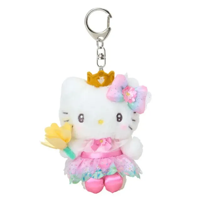 Hello Kitty Everyone is the Star Plush Mascot-nøkkelring 5"
