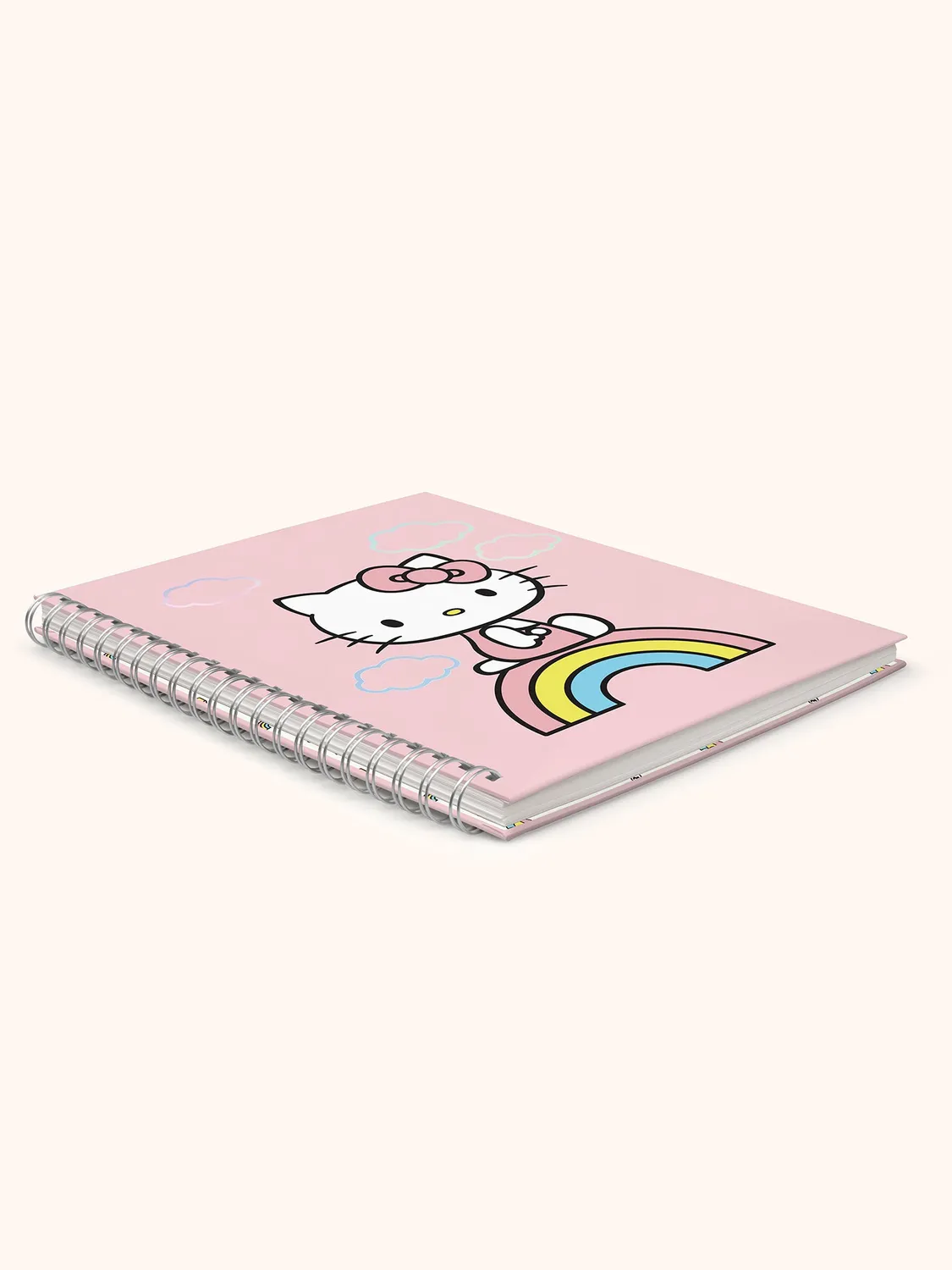 Hello Kitty x Studio Oh! Classic Pink spiralnotatbok ekstra stor