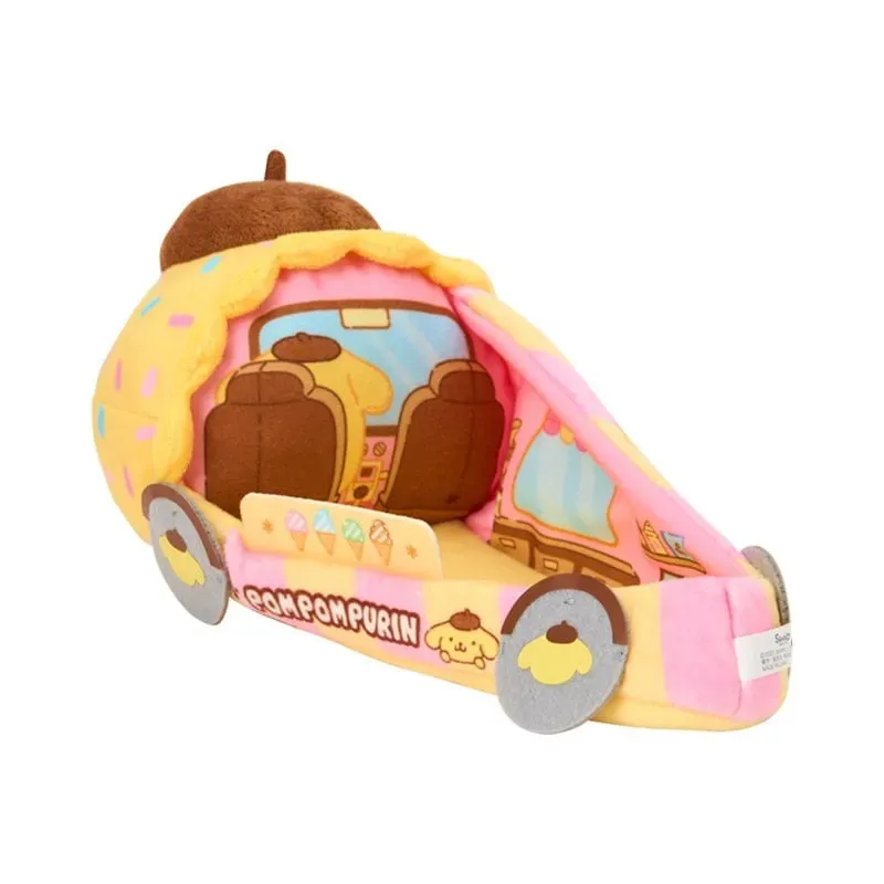 Hello Kitty and Friends Supercute Adventures Pompompurin Soft Food Truck lekesett