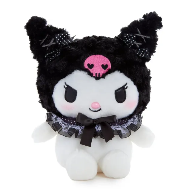 Hello Kitty Ditty Dots Kuromi kosedyr 9 tommer med blonder