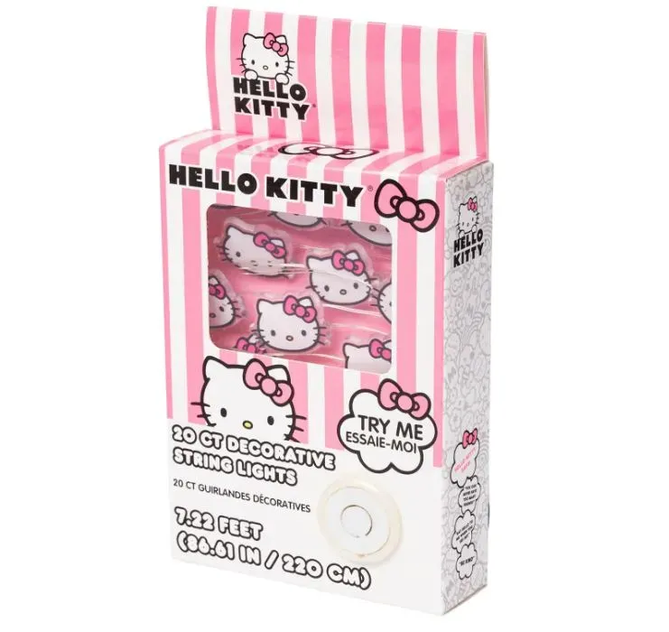 Hello Kitty Pink Bow 20ct LED-lyslenke