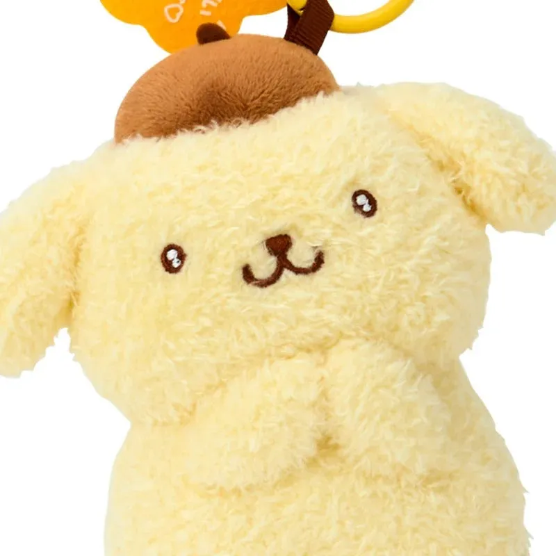 Hello Kitty Sanrio Character Award Series Pompompurin Plush Mascot Keychain nøkkelring