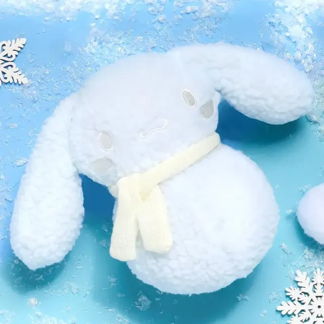 Hello Kitty Cinnamoroll 10" Holiday Snowman Plush kosedyr