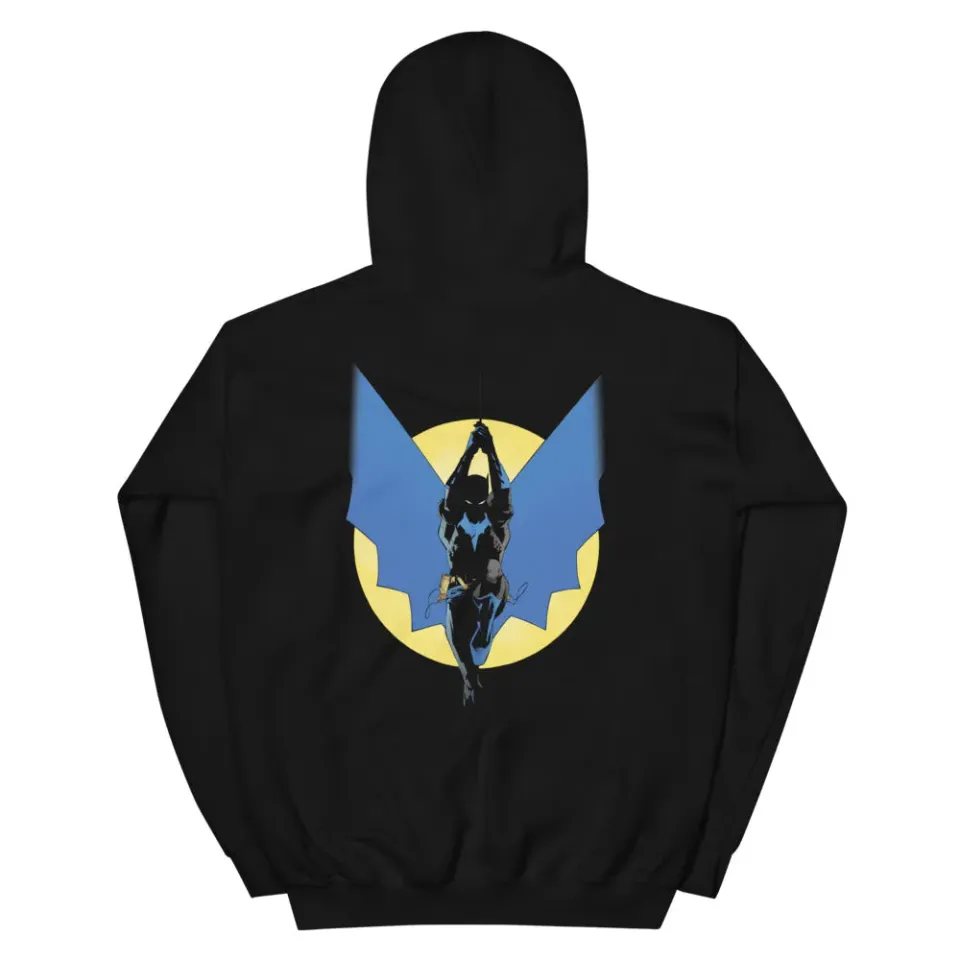 Batman New Day Dawns Hoodie svart, 50/50 bomull og polyester