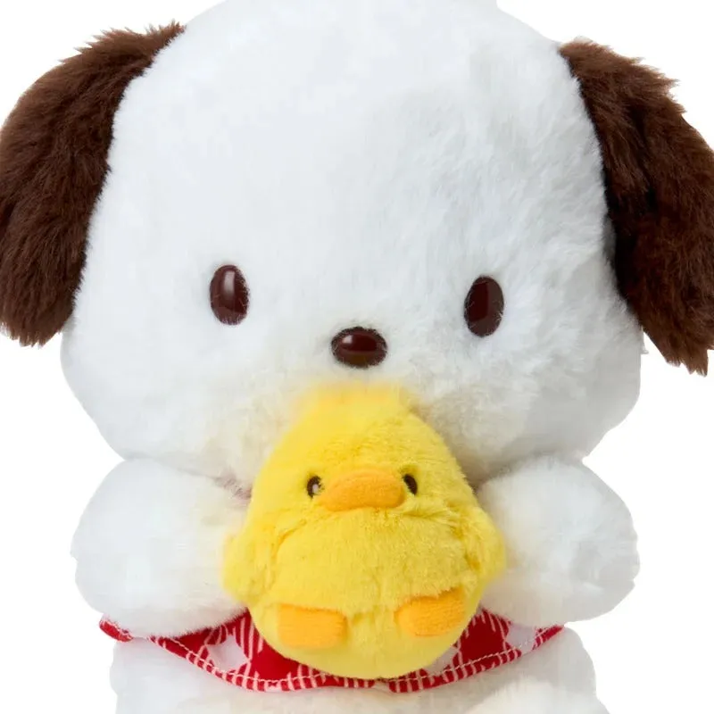 Hello Kitty I Love Pi-Chans Pochacco 9” Plush bamse med hette
