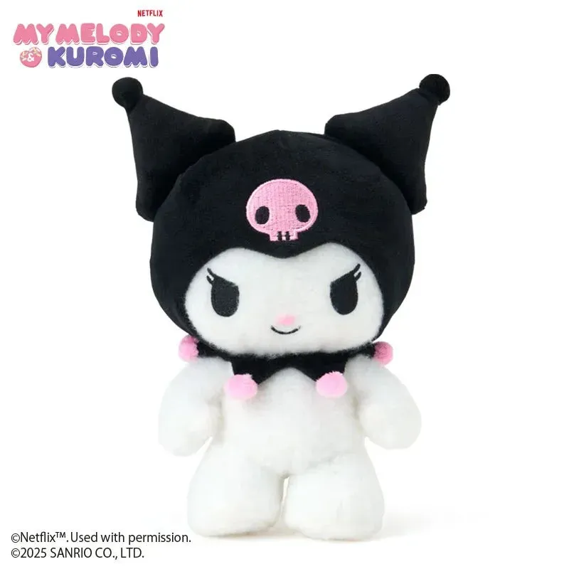 Hello Kitty My Melody & Kuromi Netflix Series Kuromi 8" plysjbamse