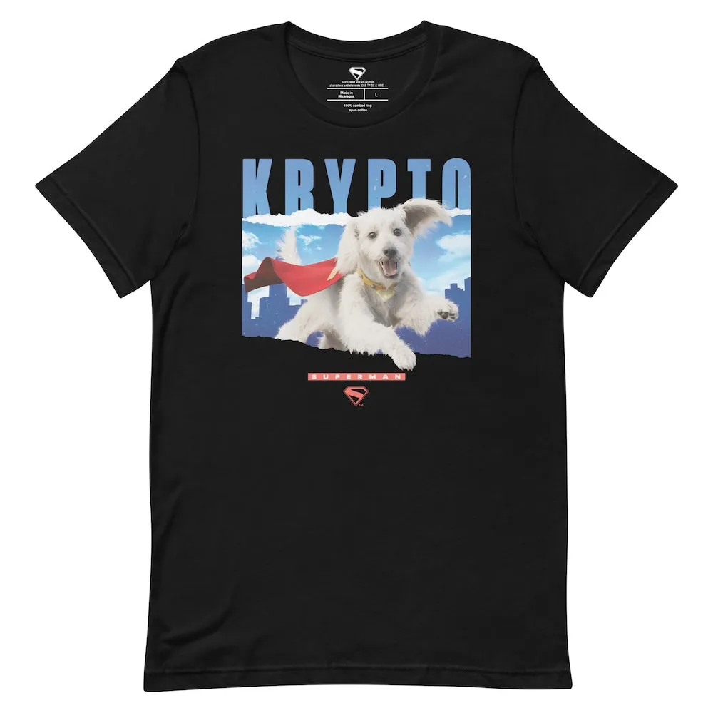 Batman Superman (2025 Movie) Krypto T-skjorte True Royal, bomull