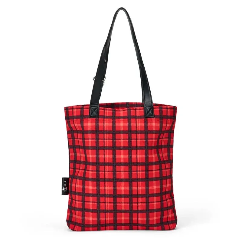 Hello Kitty Rock ’n’ Check totebag – rutemønster