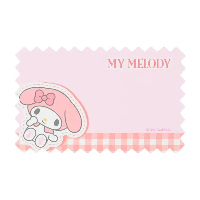 Hello Kitty My Melody Gingham Mini Memo Sheets memoark 30 ark