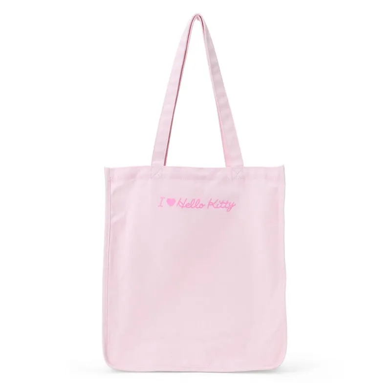 Hello Kitty I Love Hello Kitty Series Pink Tote Bag veske rosa bomull polyester