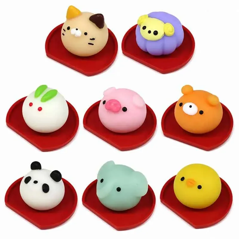 Neo Tokyo Mini Mochi Squishy Animal Figure Gacha minifigur 4 cm