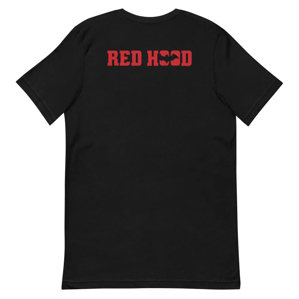 Batman Red Hood Logo T-skjorte svart unisex bomull