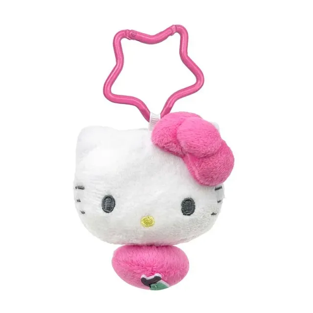 Hello Kitty Målebånd nøkkelring med kosedyrhåndtak