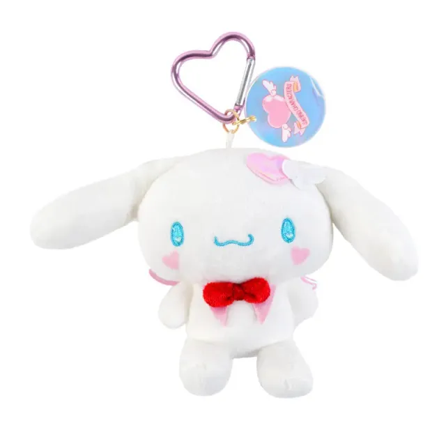 Hello Kitty Bright and Dark Angel Series Cinnamoroll Bright Plush Mascot nøkkelring