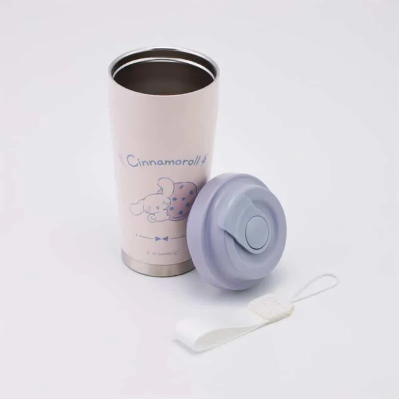 Neo Tokyo Sanrio Cinnamoroll ståltermos 480 ml med stropp