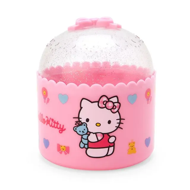 Hello Kitty Mini Storage Case oppbevaringsboks med glitterlokk