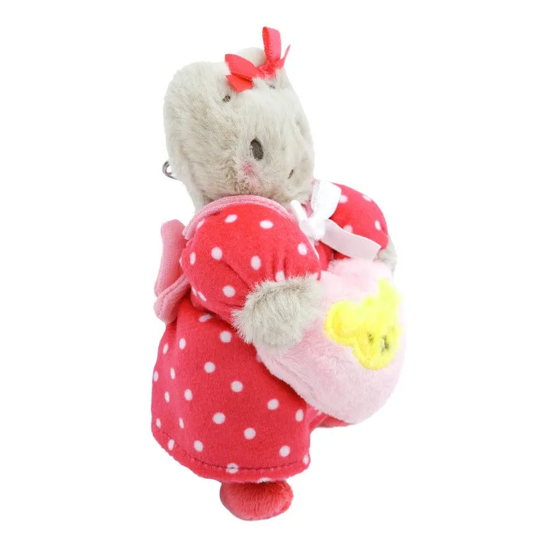 Marroncream Teddy Friend Series brosje 5 tommer