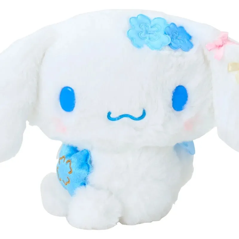 Hello Kitty Blue Clover Series Cinnamoroll 7" Plush blå plysj