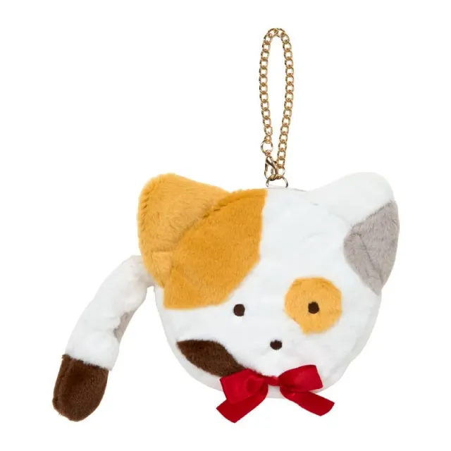 Sanrio Cat Club Series Noranekoland Plush Mini Face Pouch pung plysj