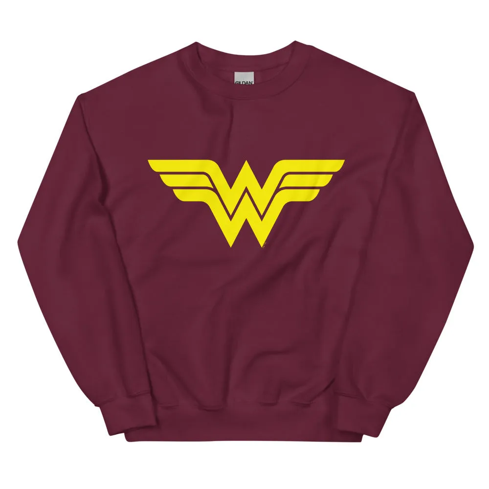 Batman WONDER WOMAN Logo Collegegenser rød
