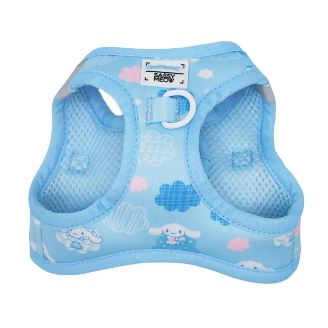 Hello Kitty Cinnamoroll x Sassy Woof Cat Step-In Harness sele til katt Clouds XS–M