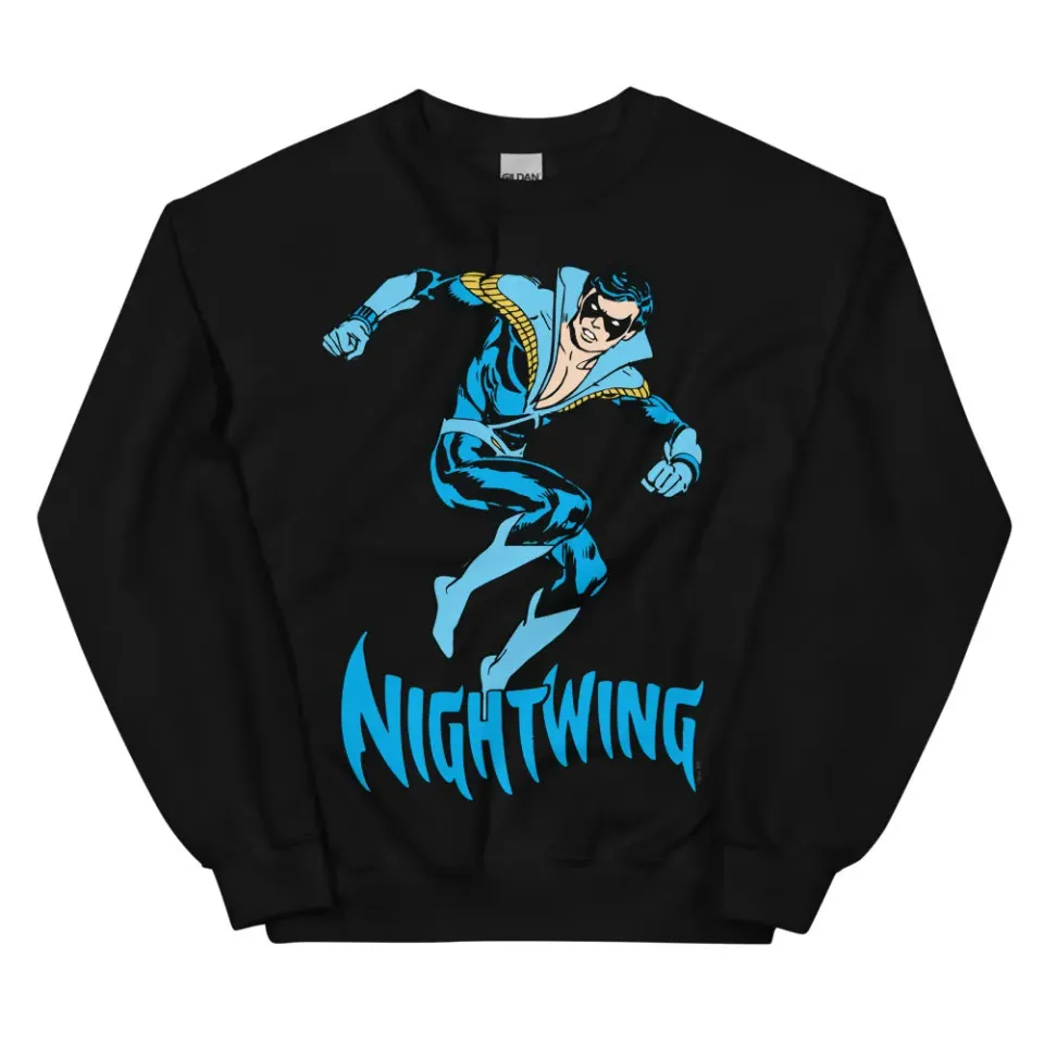 Batman NIGHTWING Discowing collegegenser svart