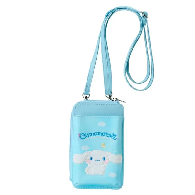 Hello Kitty Cinnamoroll Crossbody Phone Bag skulderveske justerbar