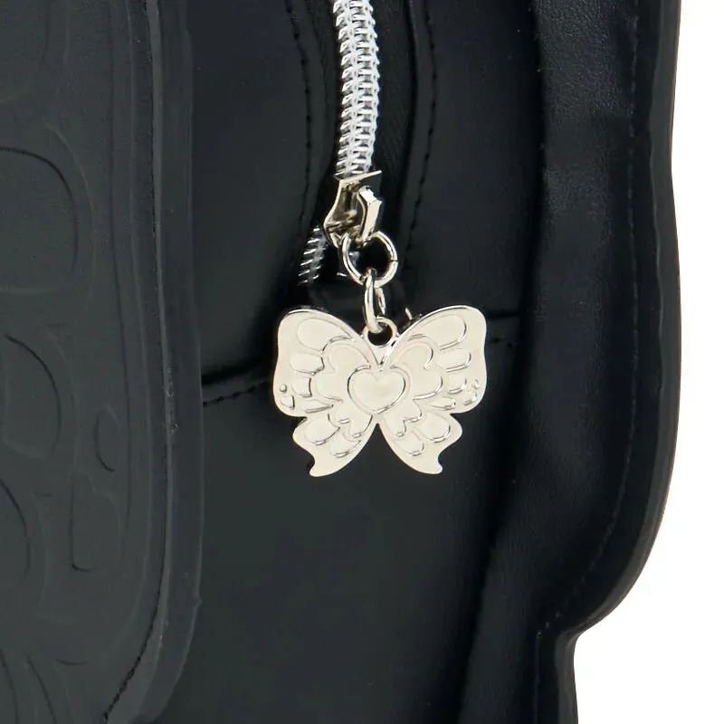 Monarch Butterfly Series Hello Kitty crossbody-veske med glidelås