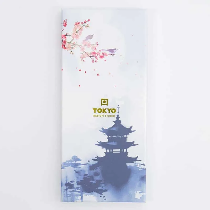 Neo Tokyo Japanese Seasonal Scenery spisepinner 5 par bambus
