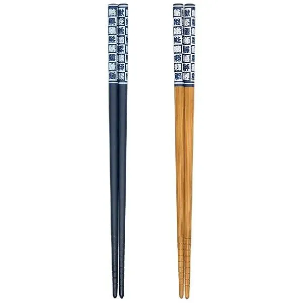 Neo Tokyo Japanese Style Kanji Fish Names spisepinner 22,5 cm bambus
