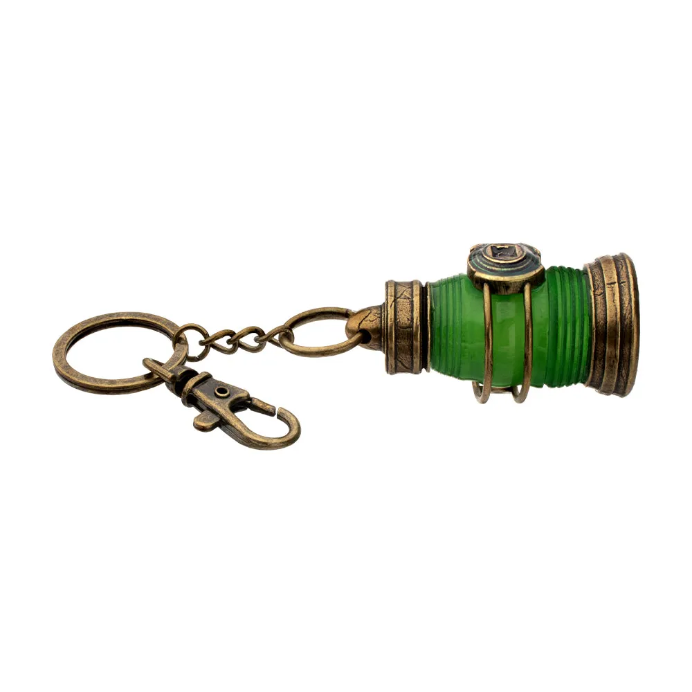 Green Lantern LANTERNS Power Battery Light Up Key Chain nøkkelring lys