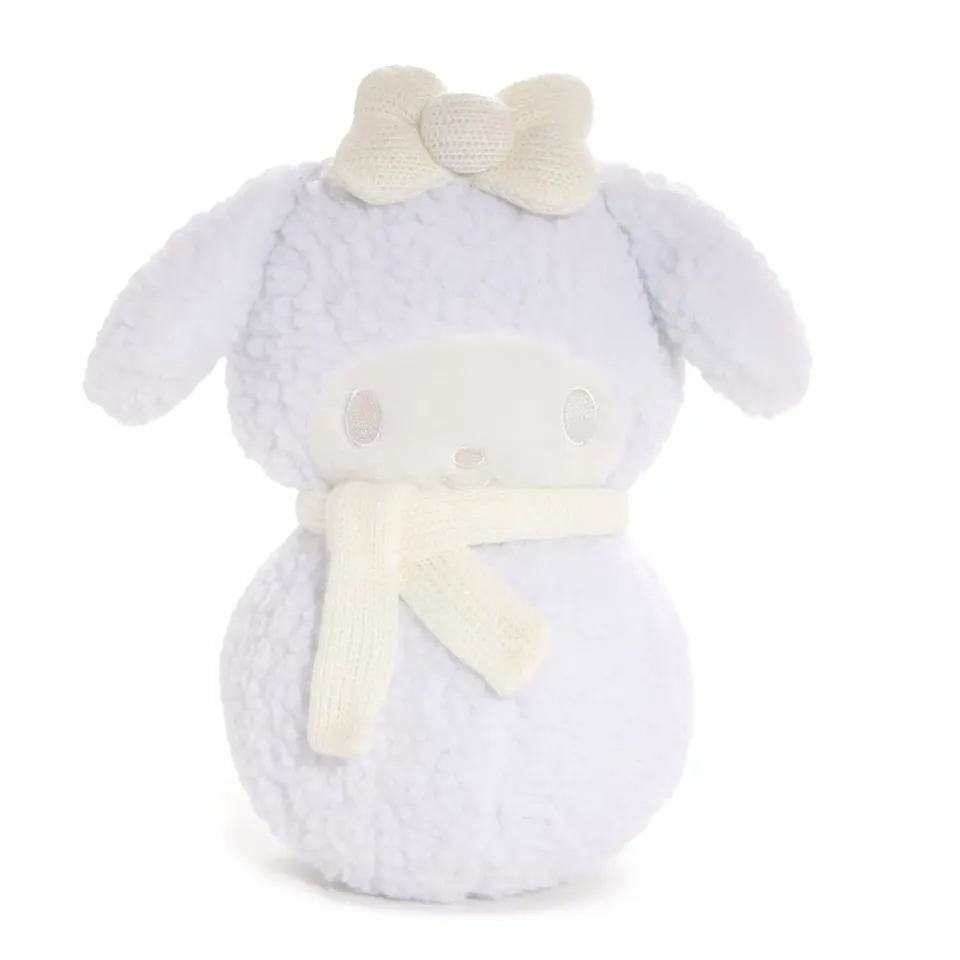 Hello Kitty My Melody 10" Holiday Snowman bamse bouclé