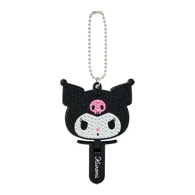 Hello Kitty Kuromi Mini Bling speilanheng med rhinsteiner
