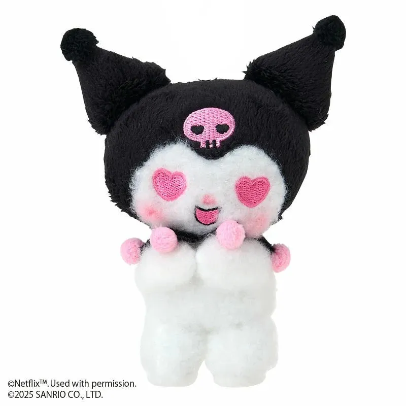 Hello Kitty My Melody & Kuromi Netflix Series Kuromi Lovestruck Plush Mascot Keychain nøkkelring