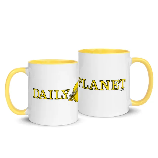 Batman SUPERMAN Daily Planet Logo totonet krus 11 oz gul