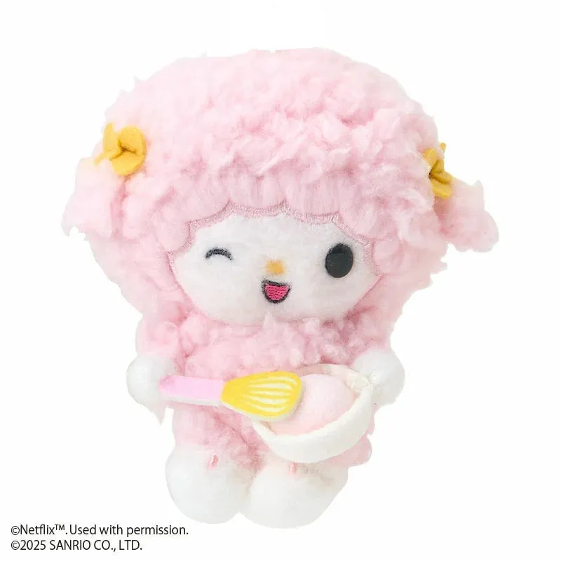 Hello Kitty My Melody & Kuromi Netflix My Sweet Piano plysj nøkkelring