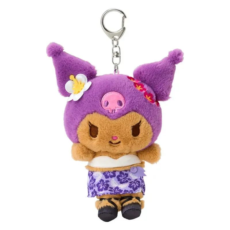 Hello Kitty Suntan Series Kuromi Plush Mascot nøkkelring