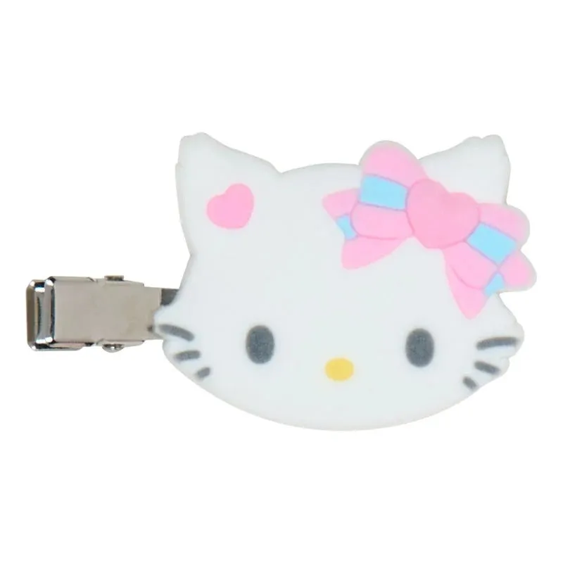 Hello Kitty Charmmy Kitty Besties hårspenner, 2 stk., flocket