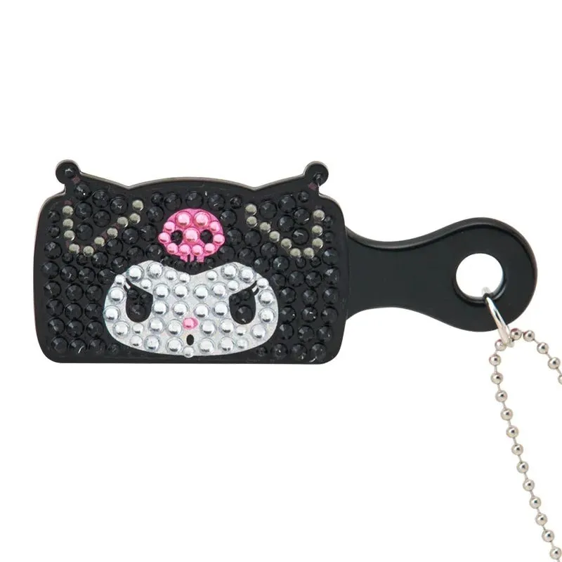 Hello Kitty Kuromi Mini Bling Brush Charm minibørsteanheng